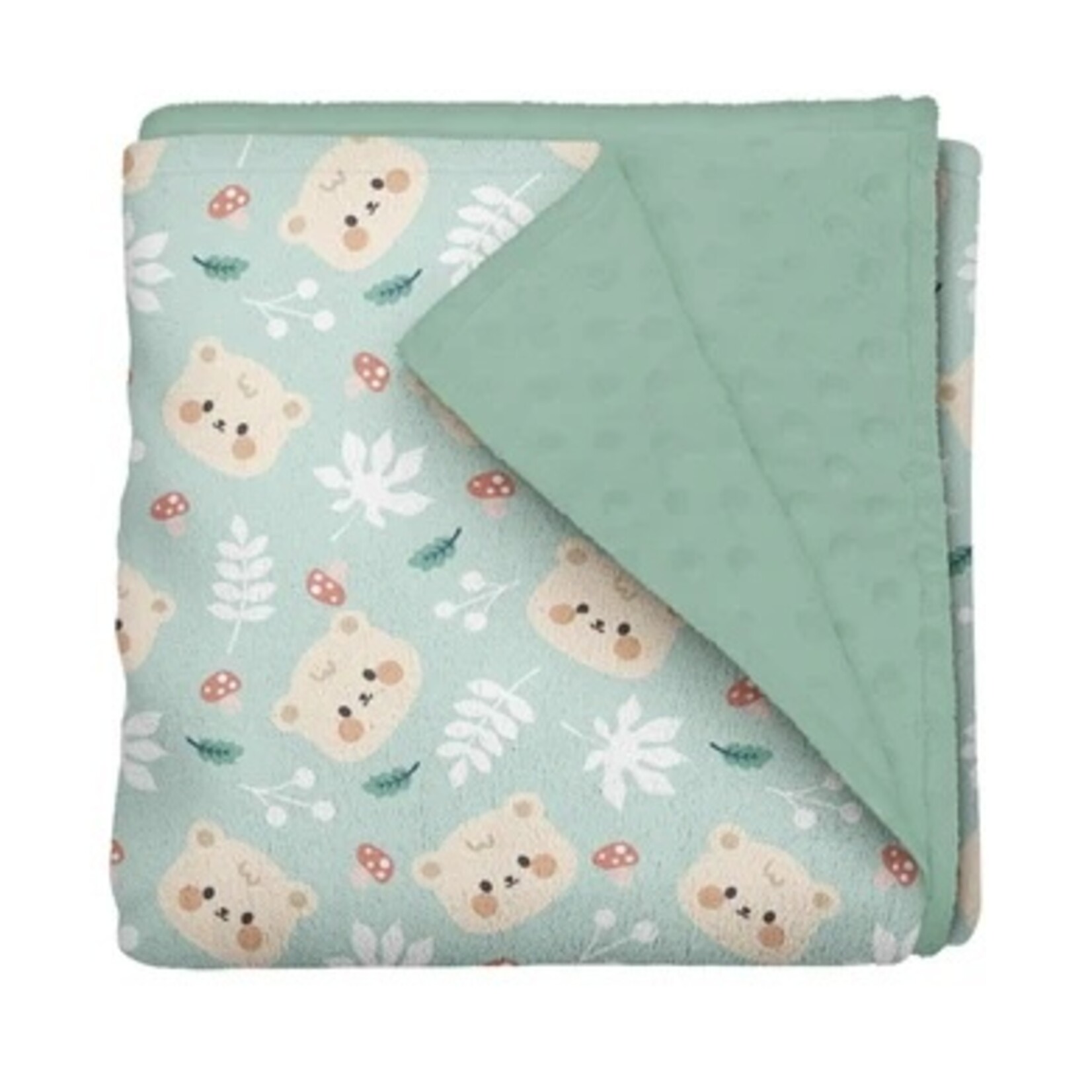 Olé Oops OLÉ OOPS - Minky Blanket - Mushroom Bears