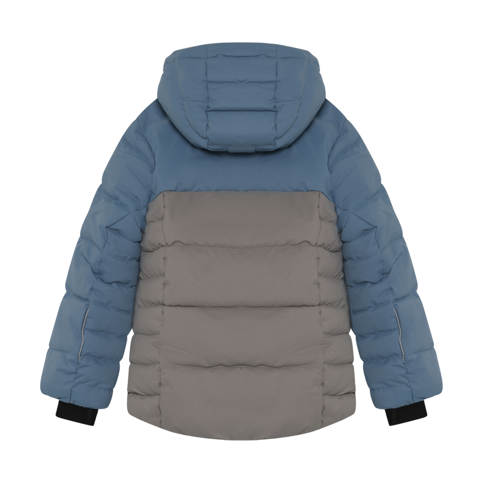 Color Kids COLOR KIDS - Blue and grey quilted ski puffer jacket