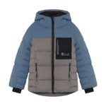 Color Kids COLOR KIDS - Manteau de ski matelassé bleu et gris