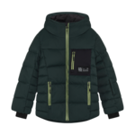 Color Kids COLOR KIDS - Manteau de ski matelassé vert forêt