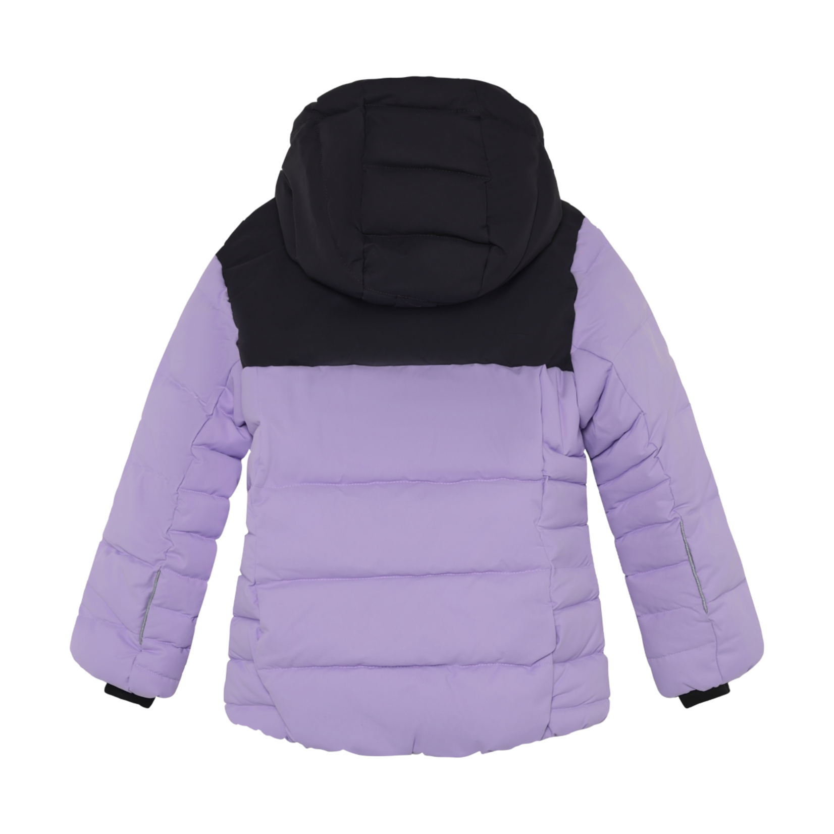 Color Kids COLOR KIDS - Manteau de ski matelassé noir et mauve