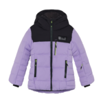 Color Kids COLOR KIDS - Manteau de ski matelassé noir et mauve