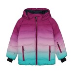 Color Kids ** PROMO LÊVE-TÔT**  COLOR KIDS - Manteau de ski matelassée et à effet dégradé rose et bleu