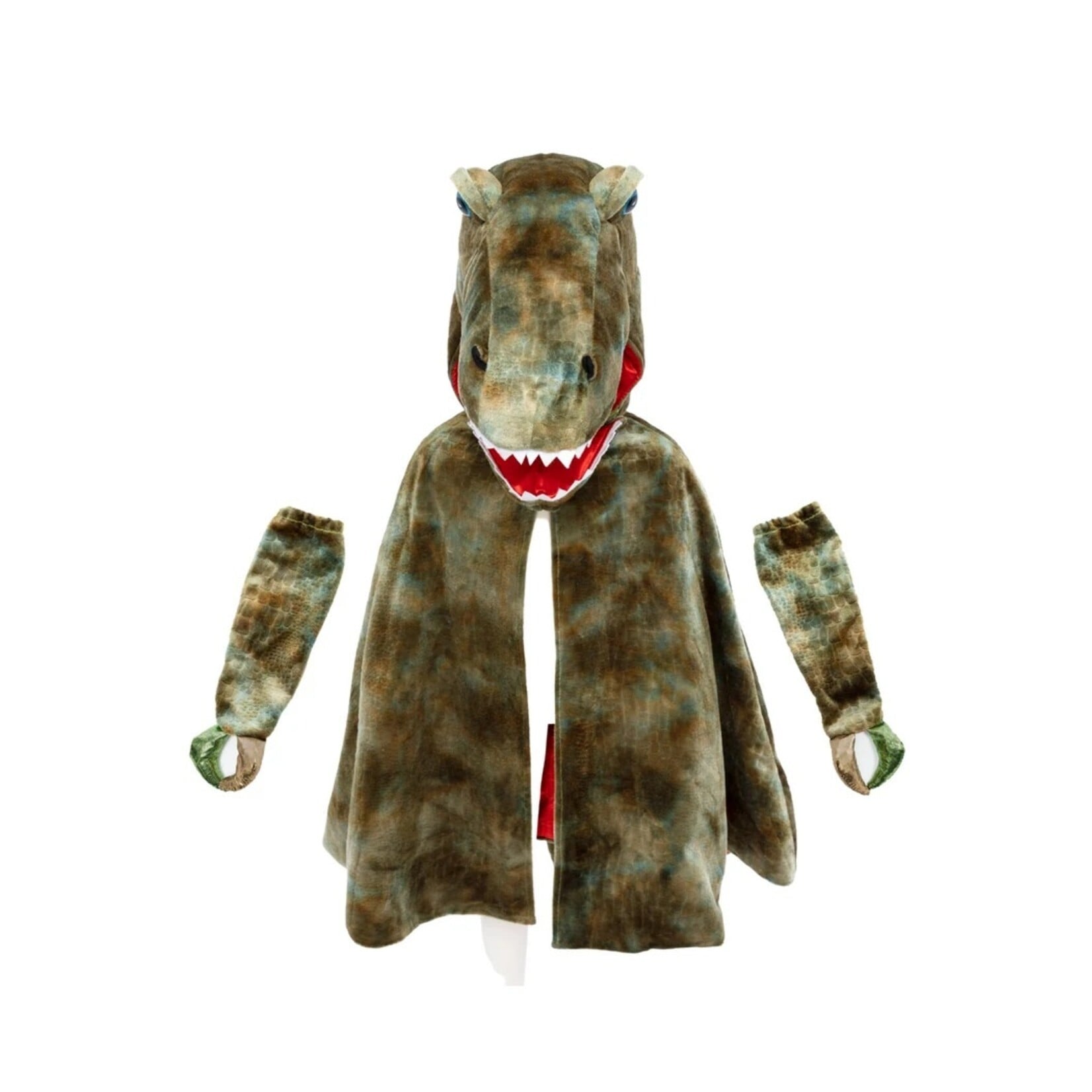 Great Pretenders GREAT PRETENDERS - "T-Rex Grandasaurus" dinosaur cape with claws (ages 4–6)