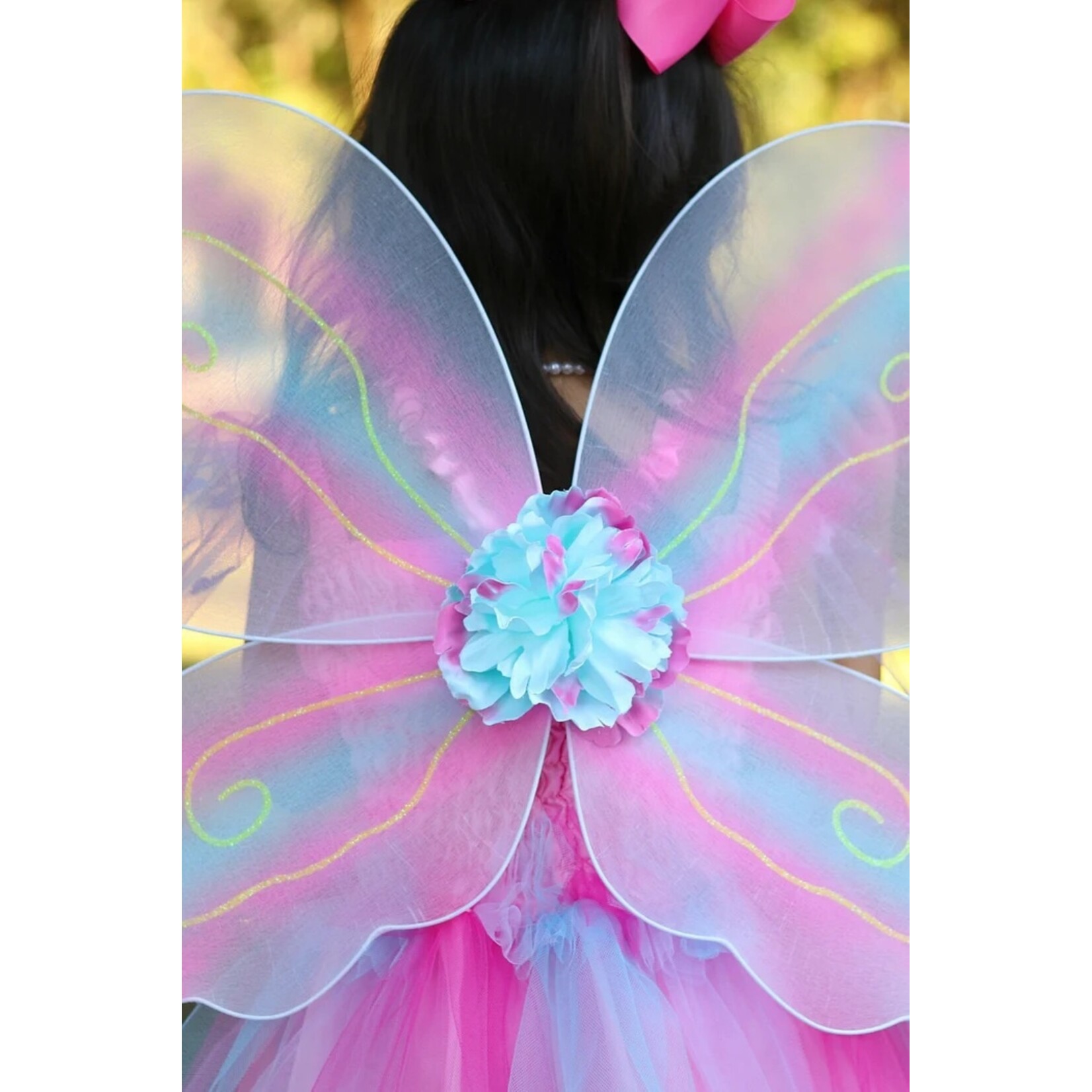 Great Pretenders GREAT PRETENDERS - Robe à tutu multicolore avec ailes de papillons et baguette (5-6 ans)