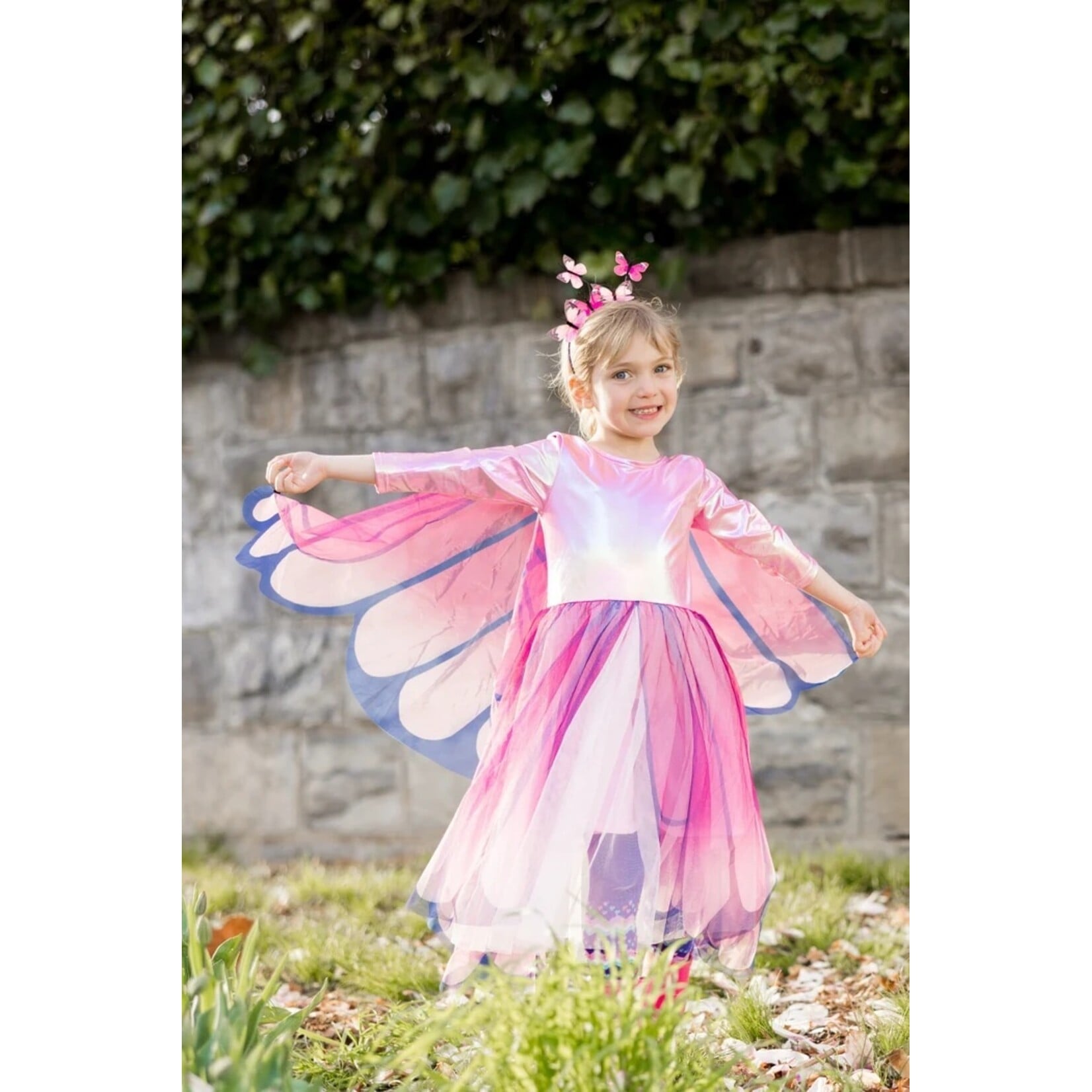 Great Pretenders GREAT PRETENDERS - Twirling butterfly costume/dress with wings and butterfly headband