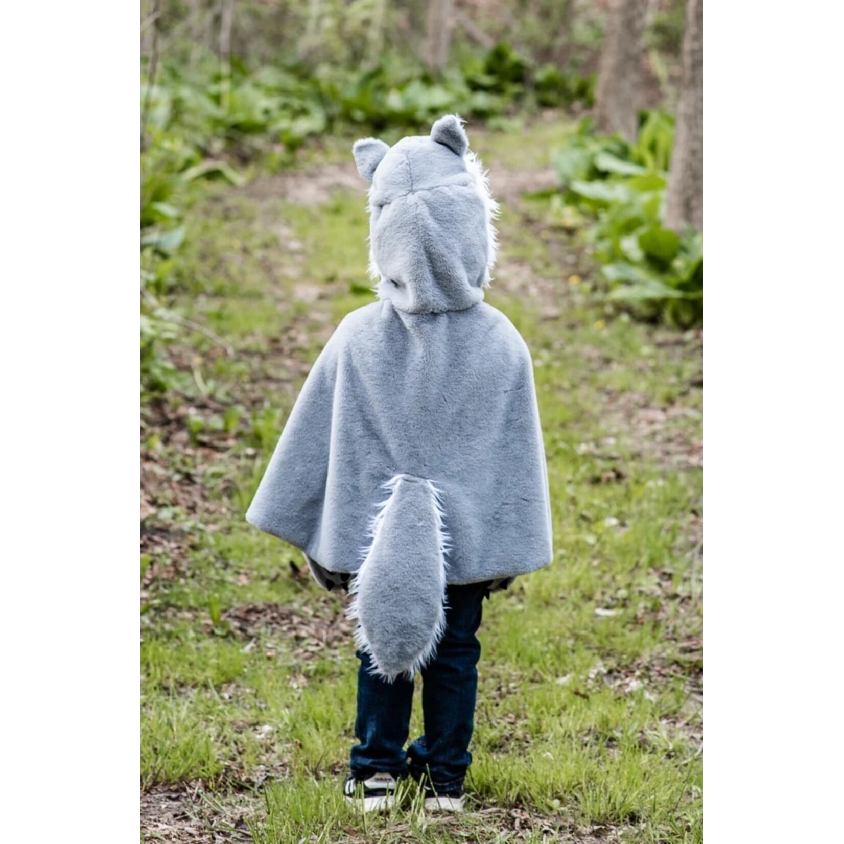 Great Pretenders GREAT PRETENDERS - Woodland storybook wolf cape (4–6 years old)