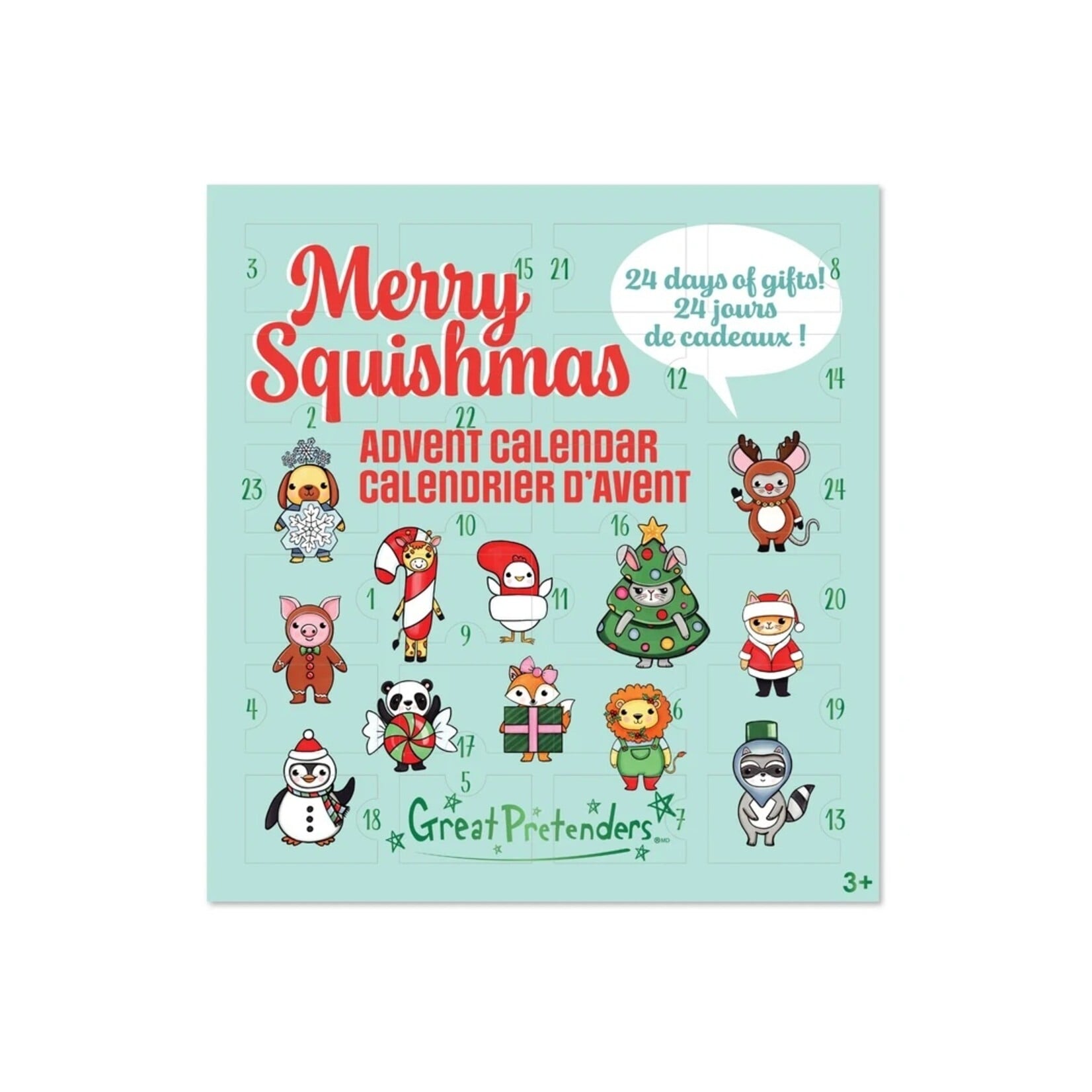 Great Pretenders GREAT PRETENDERS - Calendrier de l'Avent "Merry Squishmas"