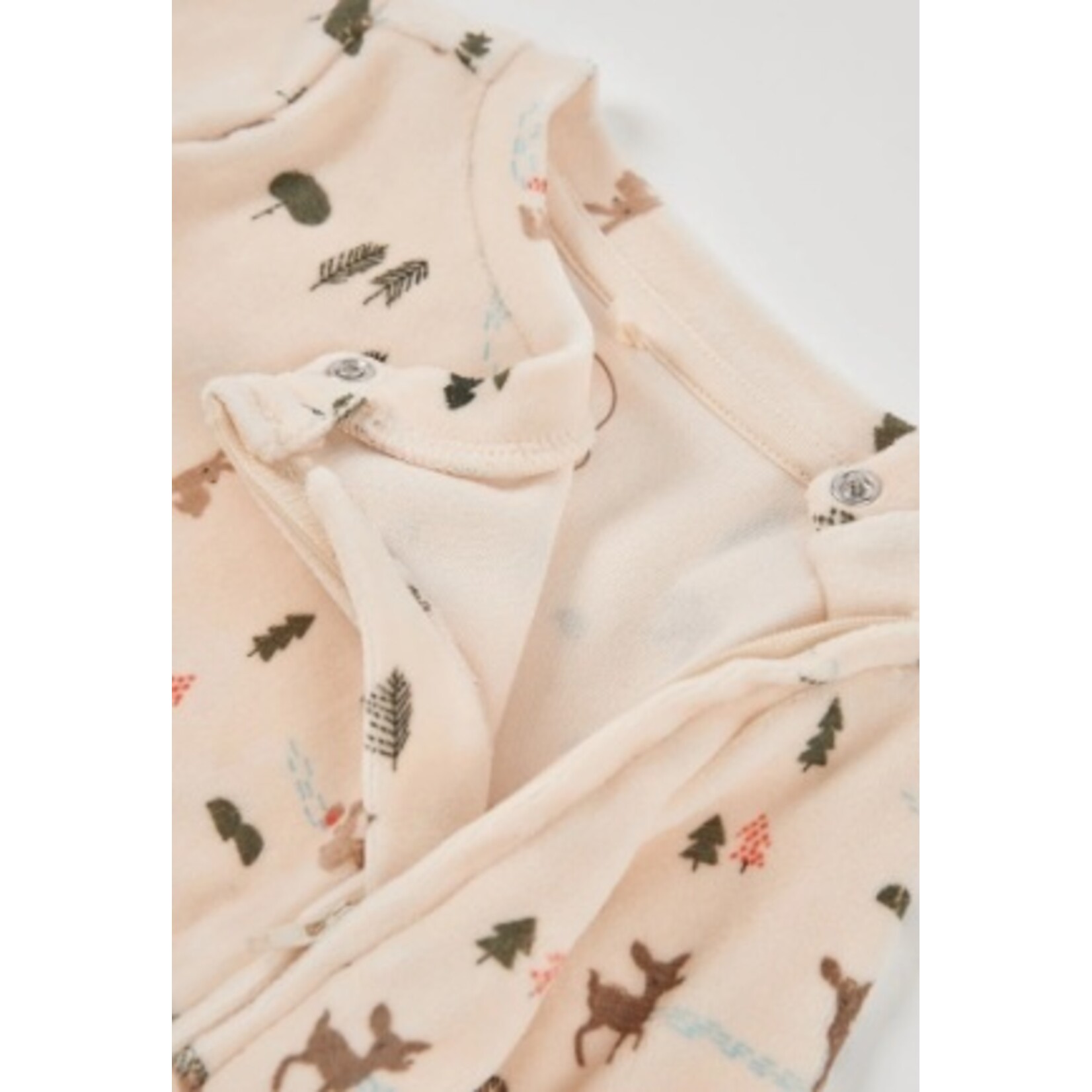 Boboli BOBOLI - Warm velour pyjamas with a forest print.