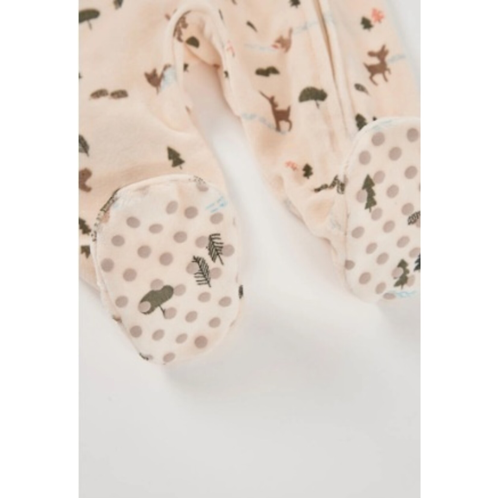 Boboli BOBOLI - Warm velour pyjamas with a forest print.