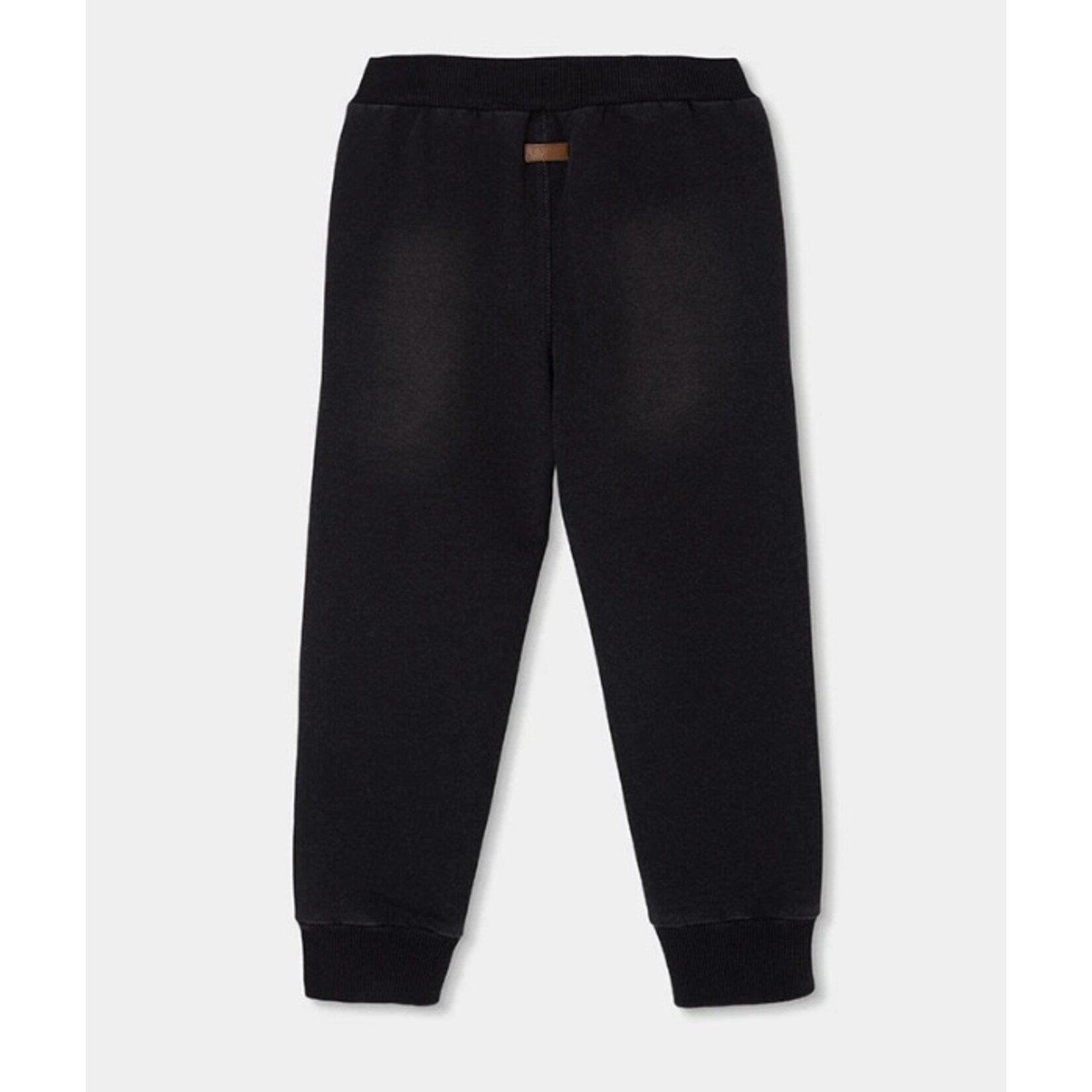 Boboli BOBOLI - Soft black denim-look joggers