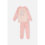 Deux par Deux DEUX PAR DEUX - Ensemble pyjama deux-pièces en coton biologique rose imprimé chats