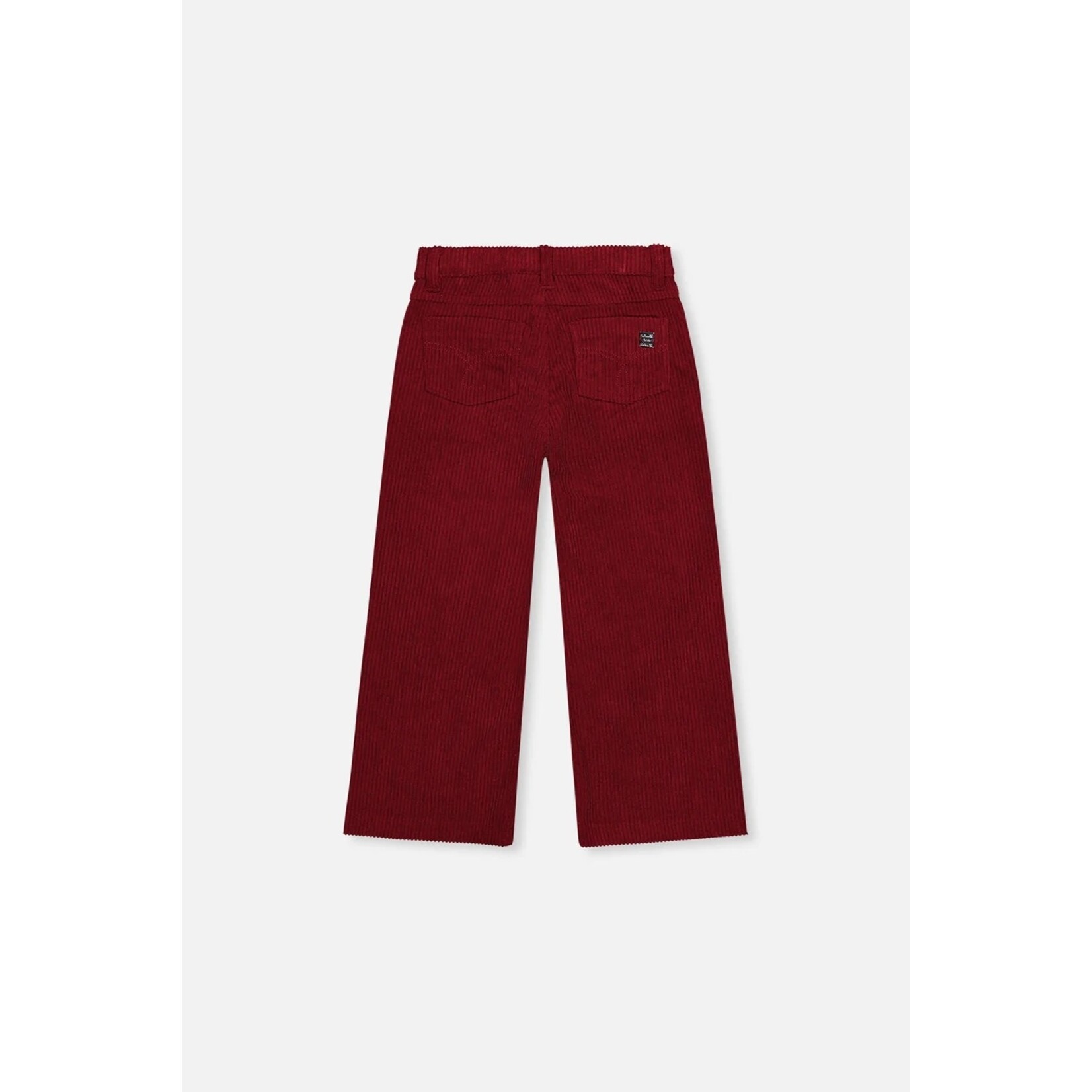 Deux par Deux DEUX PAR DEUX - Pantalon large en velours côtelé extensible brun rougeâtre 'Les essentiels filles'