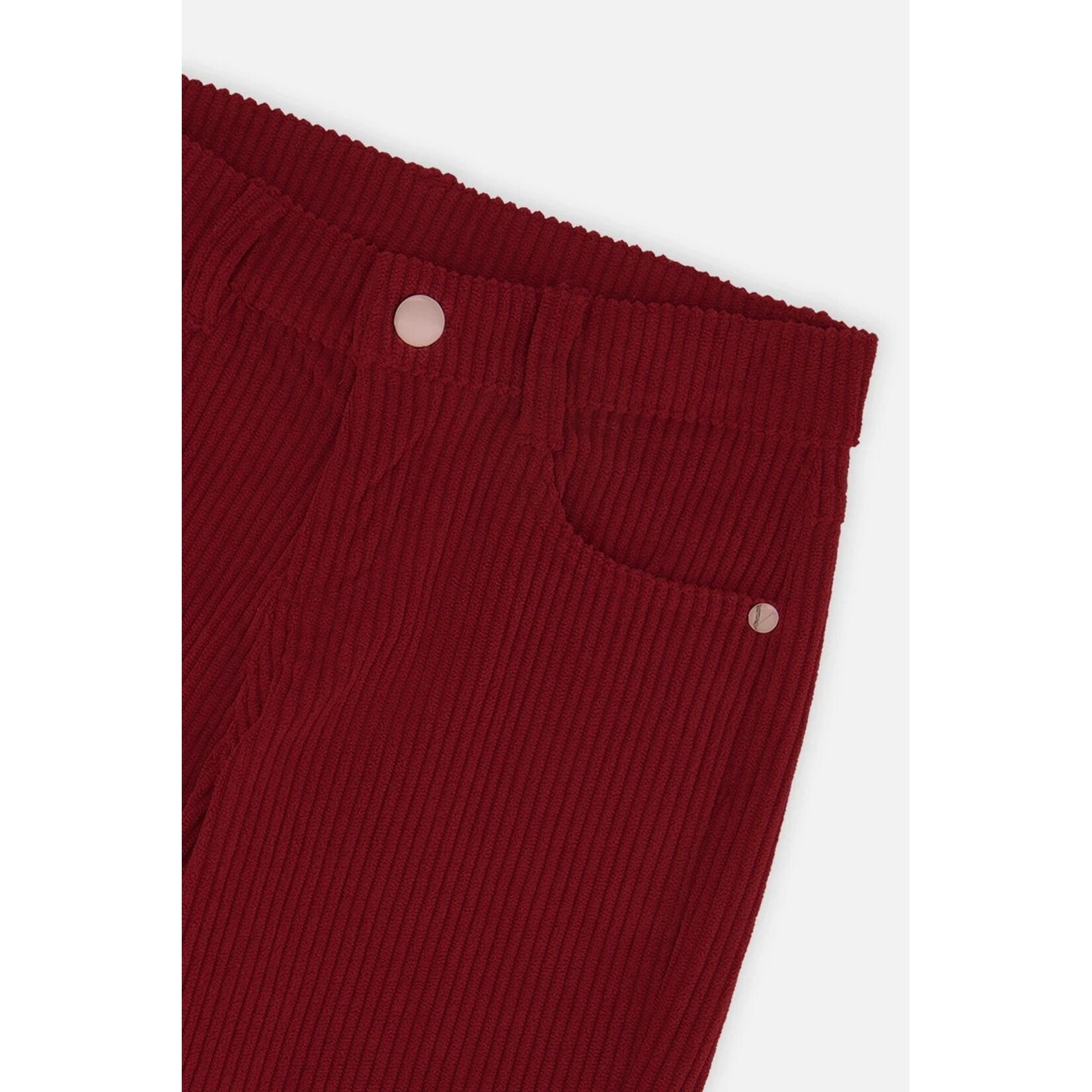 Deux par Deux DEUX PAR DEUX - Pantalon large en velours côtelé extensible brun rougeâtre 'Les essentiels filles'