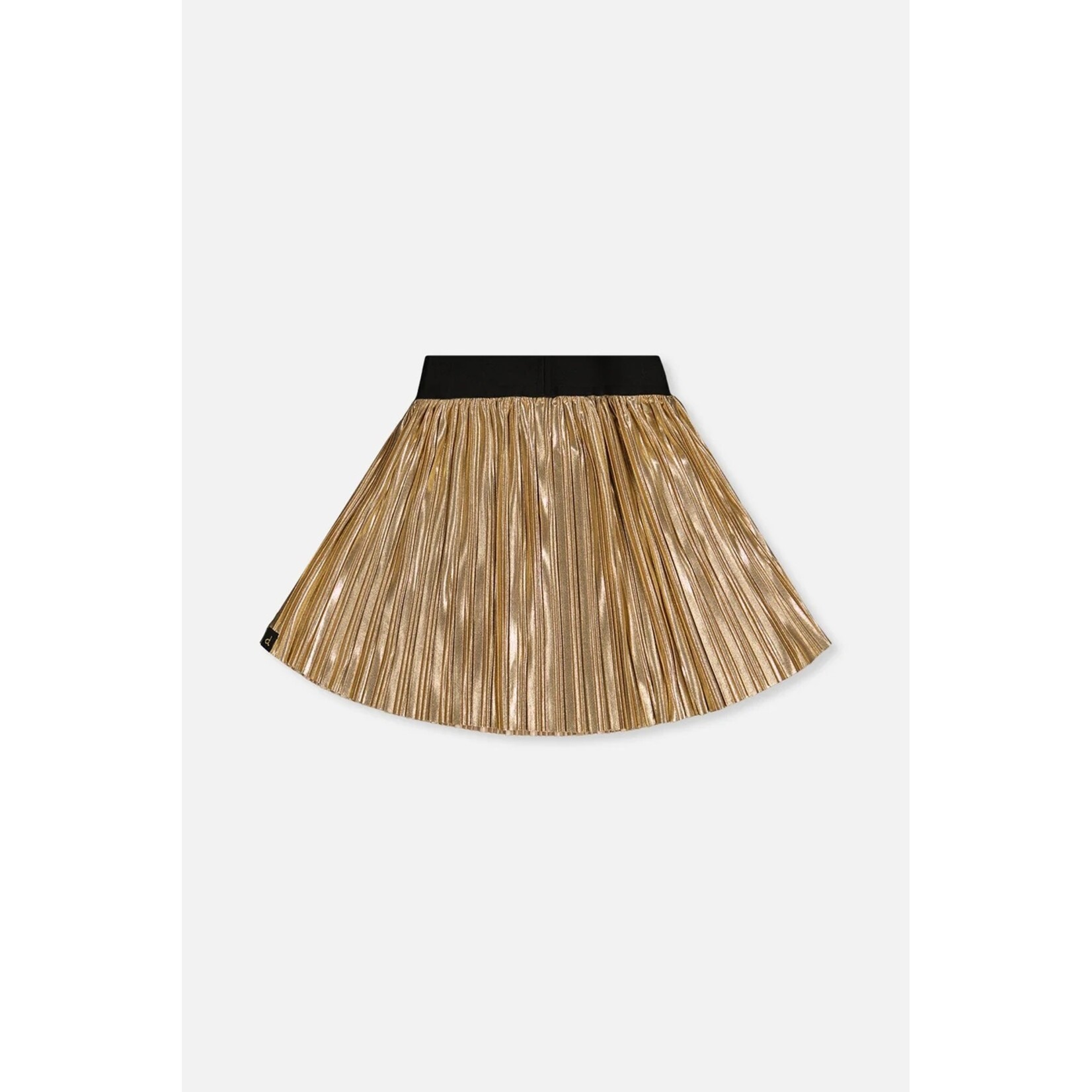Deux par Deux DEUX PAR DEUX -  Gold accordion-pleated skirt 'Occasions Chic'