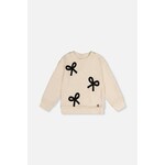 Deux par Deux DEUX PAR DEUX - Chandail scintillant beige avec noeuds noirs 'Occasions Chic'