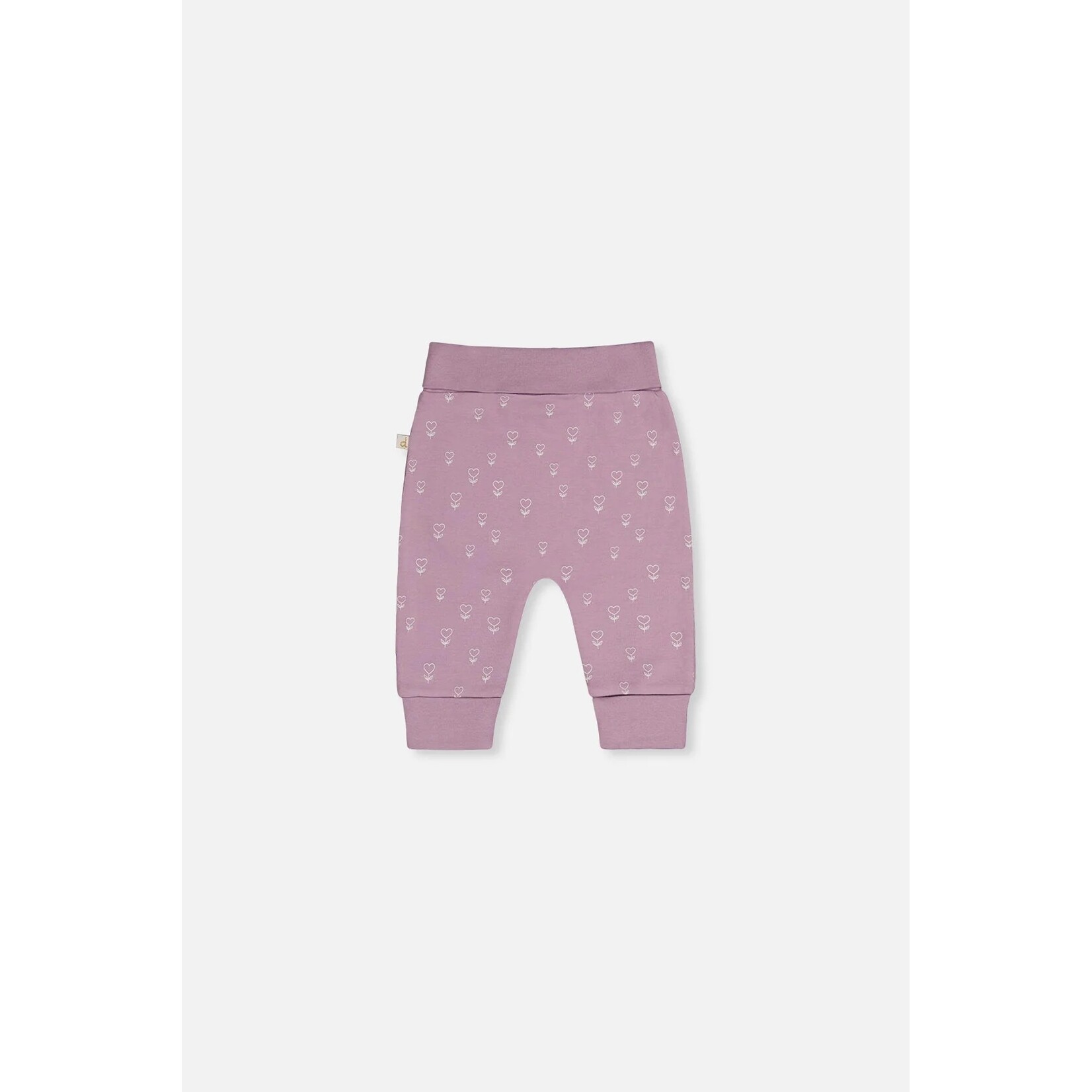Deux par Deux DEUX PAR DEUX - Organic Cotton Evolutive Pants Purple Floral Print