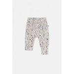 Deux par Deux DEUX PAR DEUX - Organic Cotton Evolutive Pants Beige With Heart Print