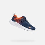 Geox GEOX - Chaussures de sport 'J. Sprintye - Navy/Orange'