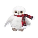 Douglas Cuddle Toys DOUGLAS - Winter friends white owl with scarf