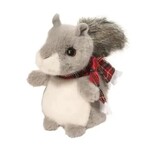 Douglas Cuddle Toys DOUGLAS - Petit écureil hivernal avec écharpe