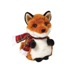 Douglas Cuddle Toys DOUGLAS - Petit renard hivernal avec écharpe