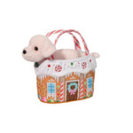 Douglas Cuddle Toys DOUGLAS - Pink Plush Dog with Carry Bag 'Candy Lane Sassy Sak'