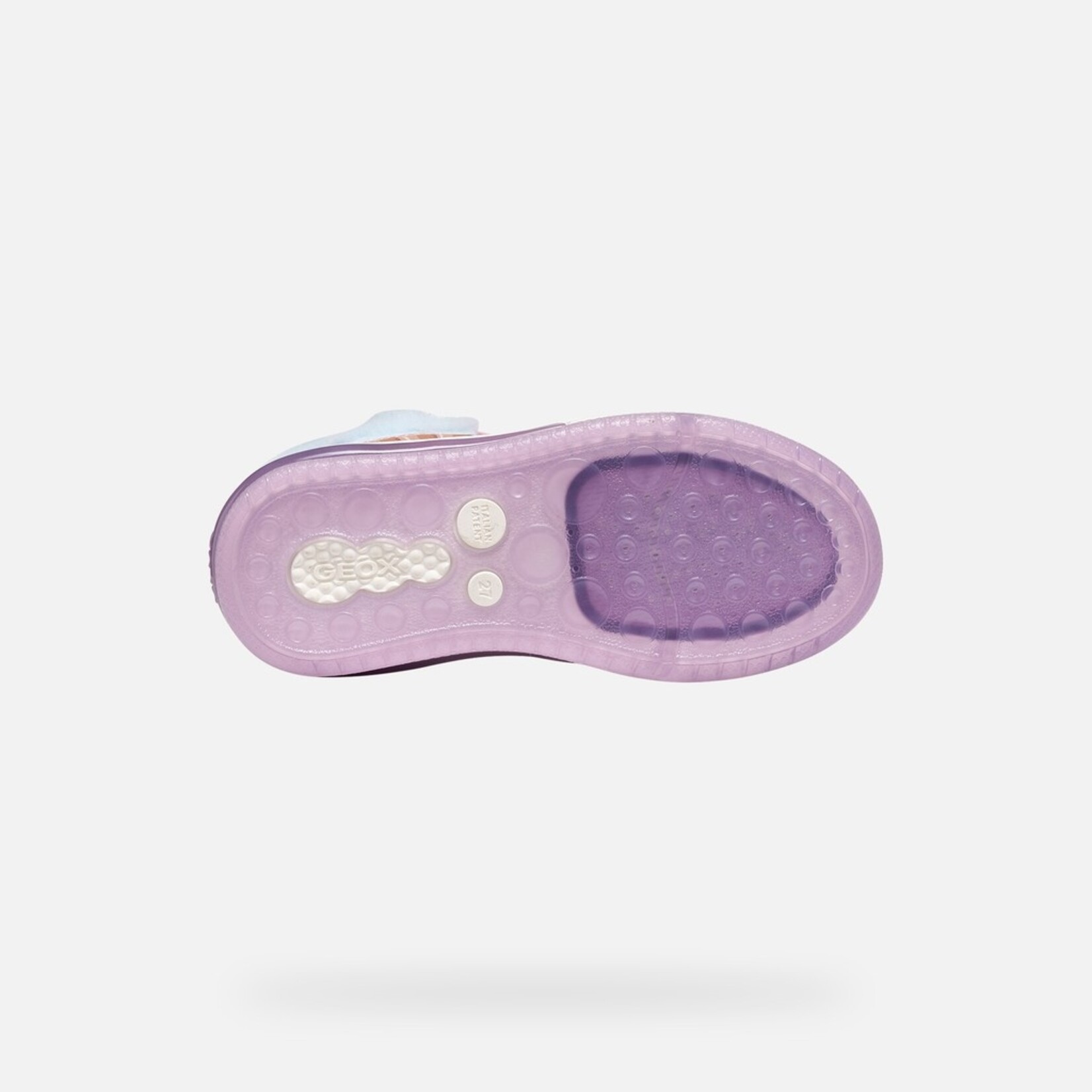 Geox GEOX - Chaussures montantes de sport avec semelle lumineuse 'J. Sketlite - Pink/Sky'