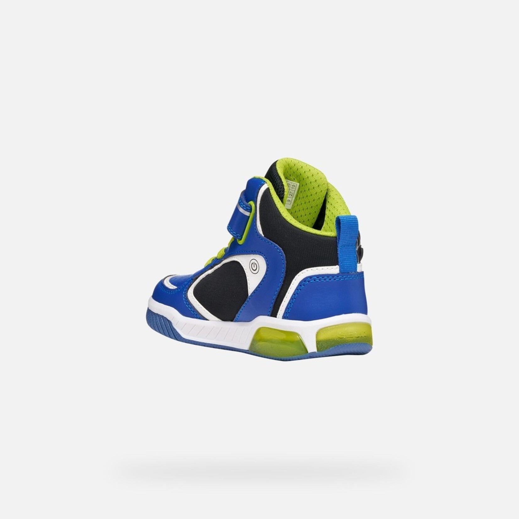 Geox GEOX - Chaussures montantes de sport avec semelle lumineuse 'J. Inek - Royal/Lime'