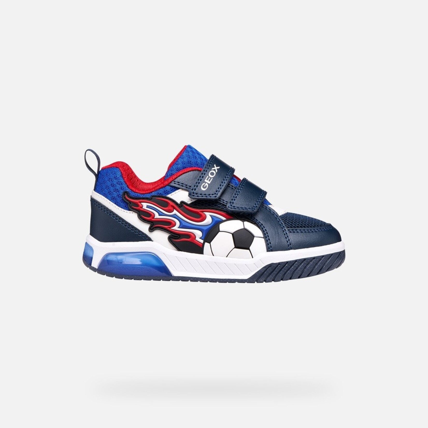 Geox GEOX - Sports shoes with light-up soles 'J. Inek - Navy/Red'