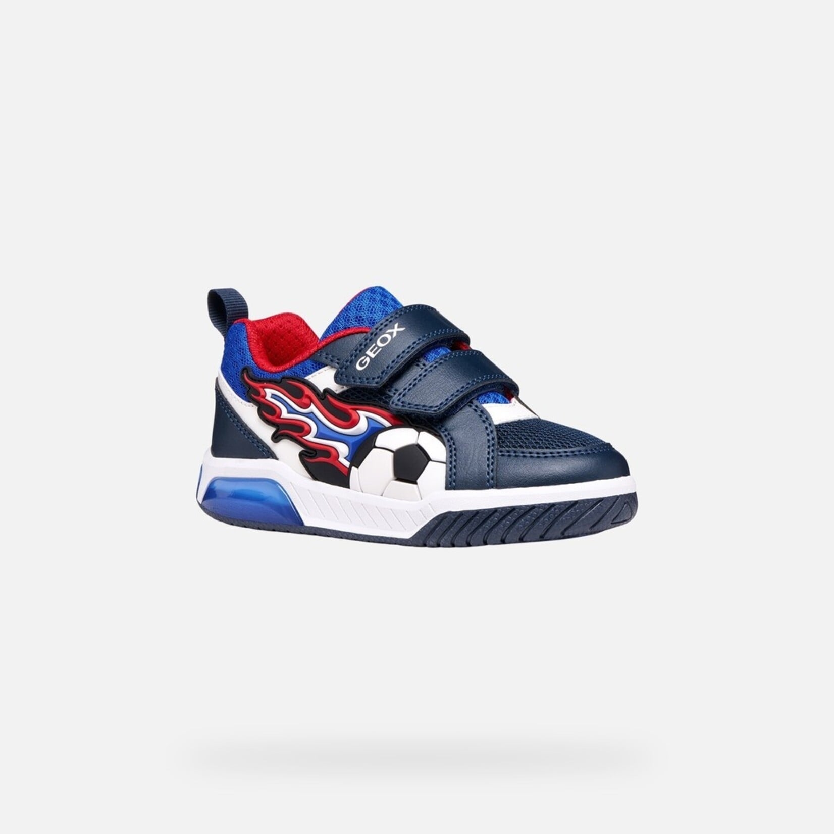 Geox GEOX - Sports shoes with light-up soles 'J. Inek - Navy/Red'