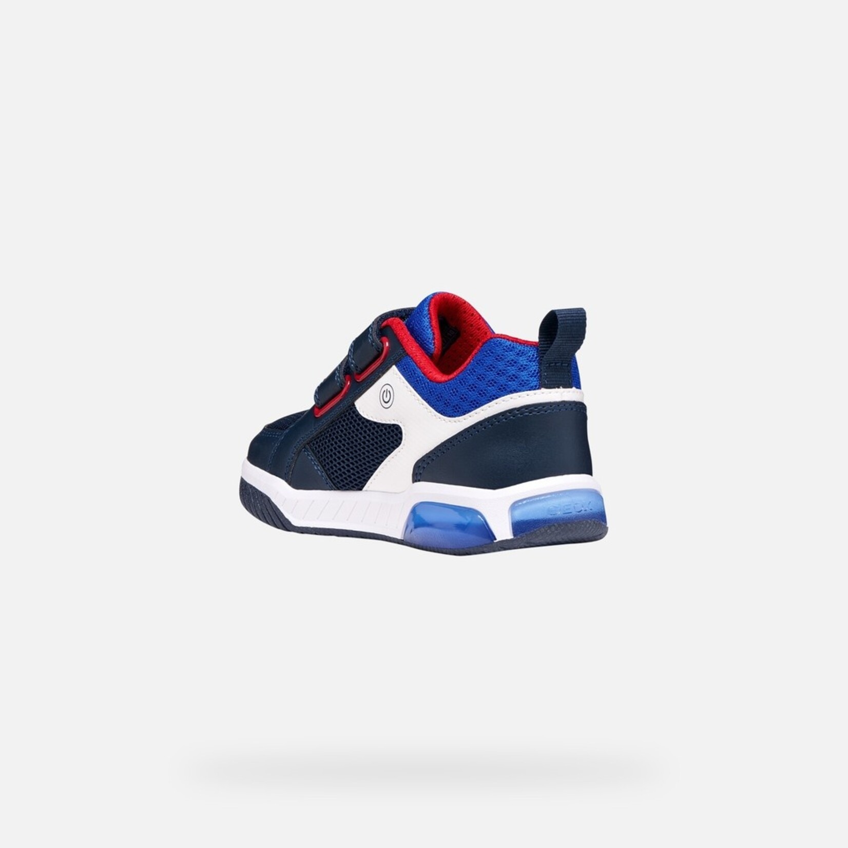 Geox GEOX - Chaussures de sport avec semelle lumineuse 'J. Inek - Navy/Red'