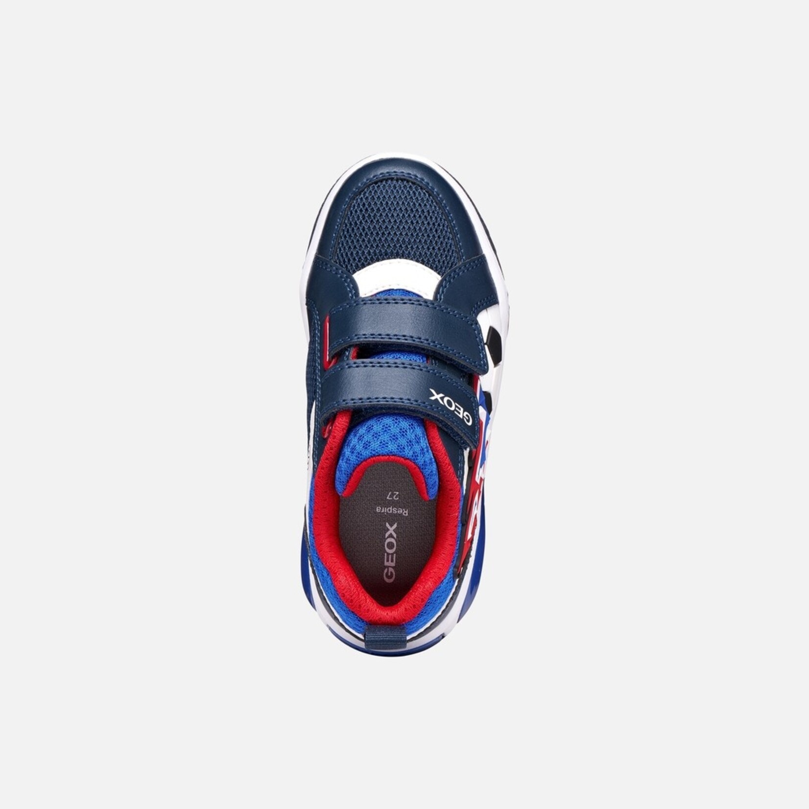 Geox GEOX - Sports shoes with light-up soles 'J. Inek - Navy/Red'