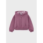 Mayoral MAYORAL - Shiny purple zip-up sweatshirt jacket