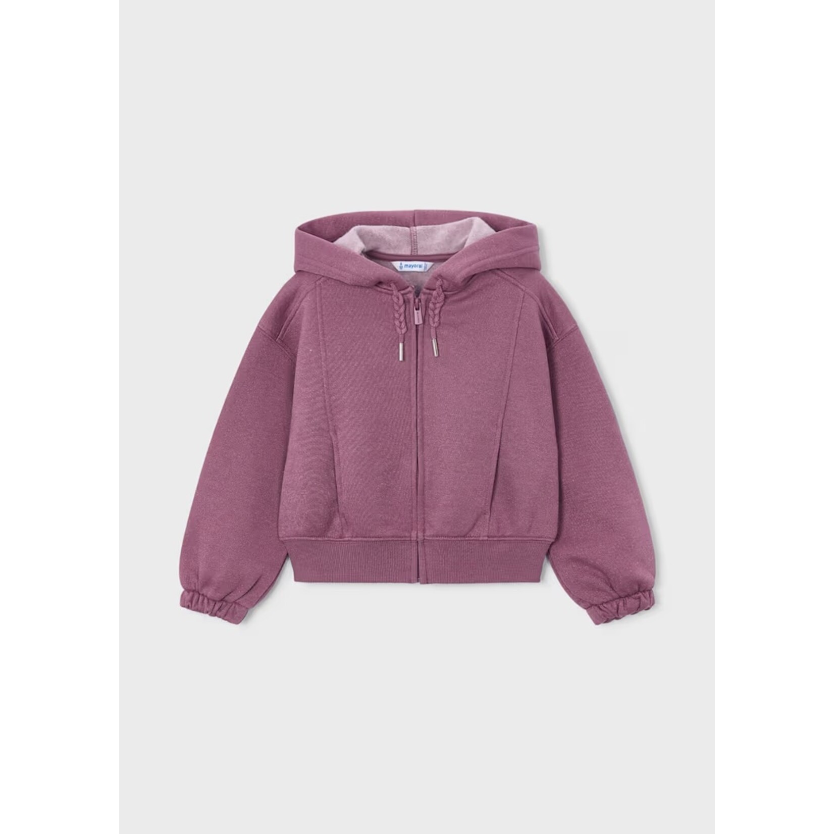 Mayoral MAYORAL - Veste violet brillant molleton à fermeture éclair