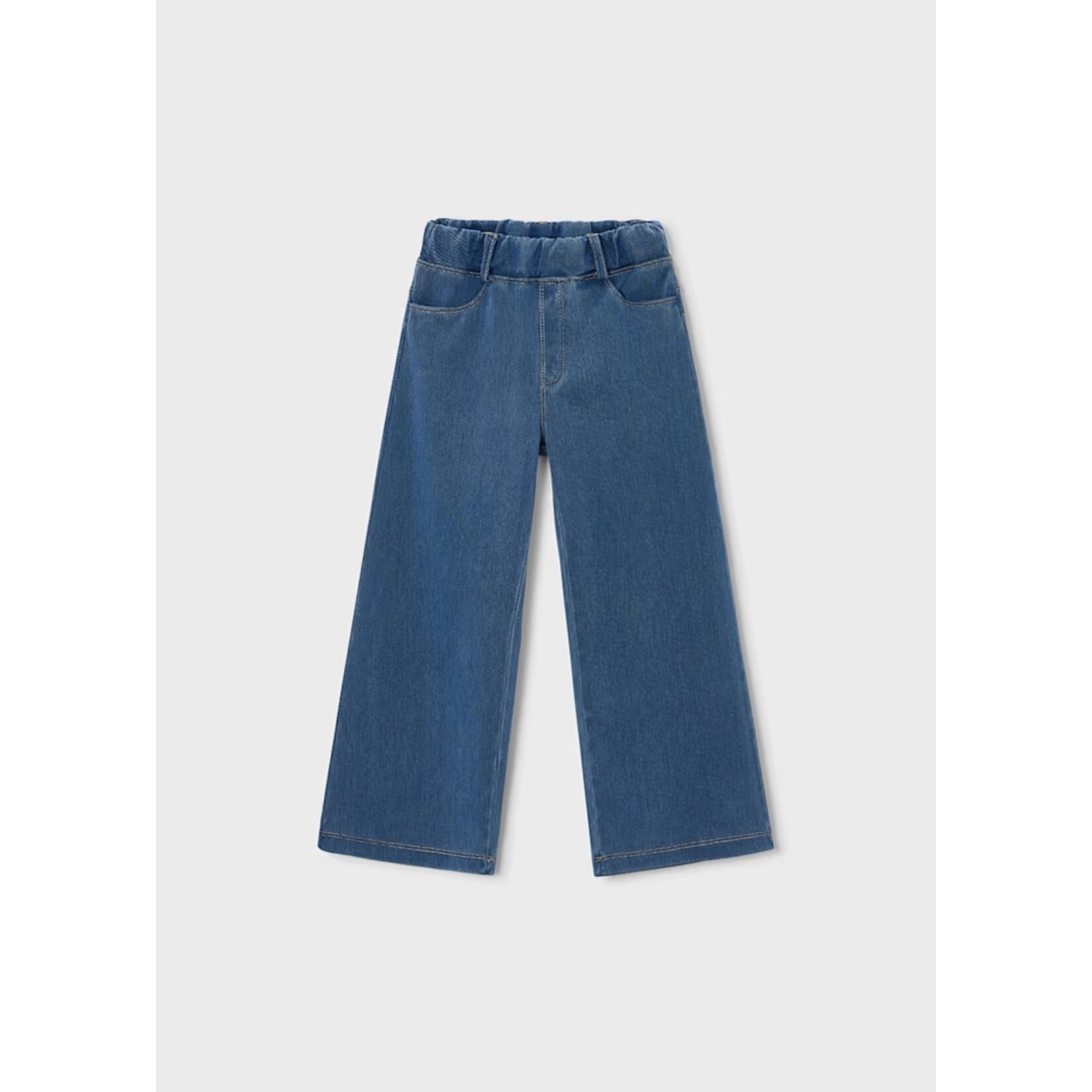 Mayoral MAYORAL - Pantalon soupe à effet denim pâle et évasé