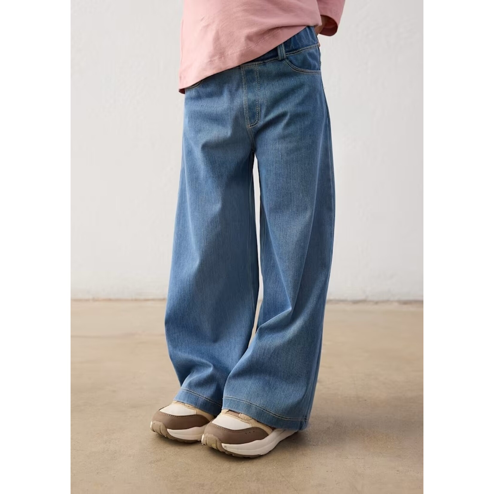 Mayoral MAYORAL - Pantalon soupe à effet denim pâle et évasé