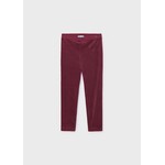 Mayoral MAYORAL - Raspberry red velvet leggings