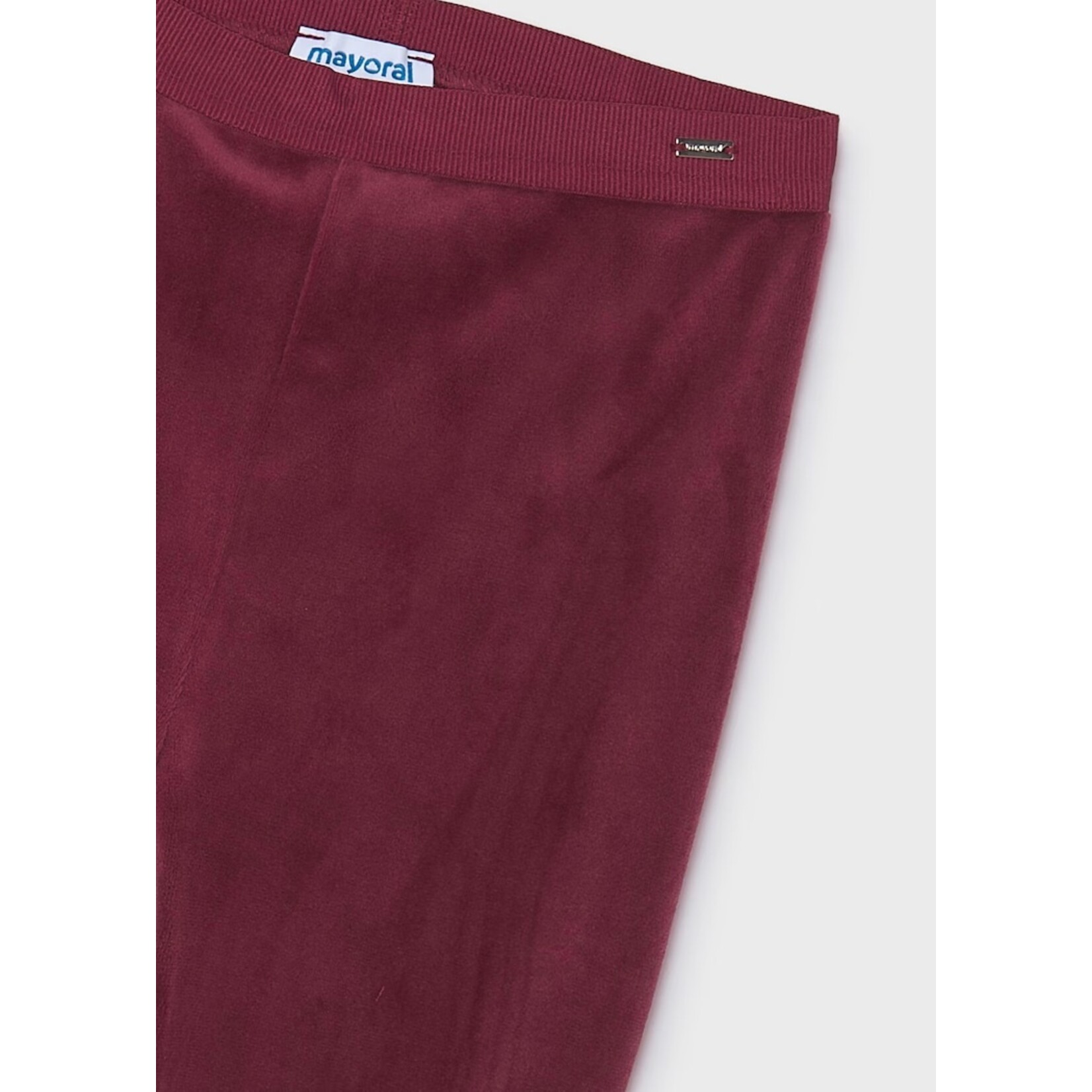 Mayoral MAYORAL - Raspberry red velvet leggings