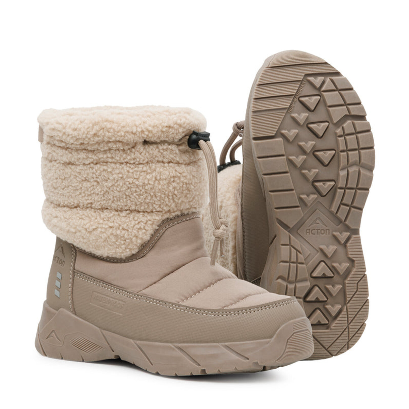 Acton ACTON - Trailpuffs insulated boot - Taupe