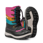 Acton ACTON - Bottes d'hiver 'Gummy' - Rose et turquoise