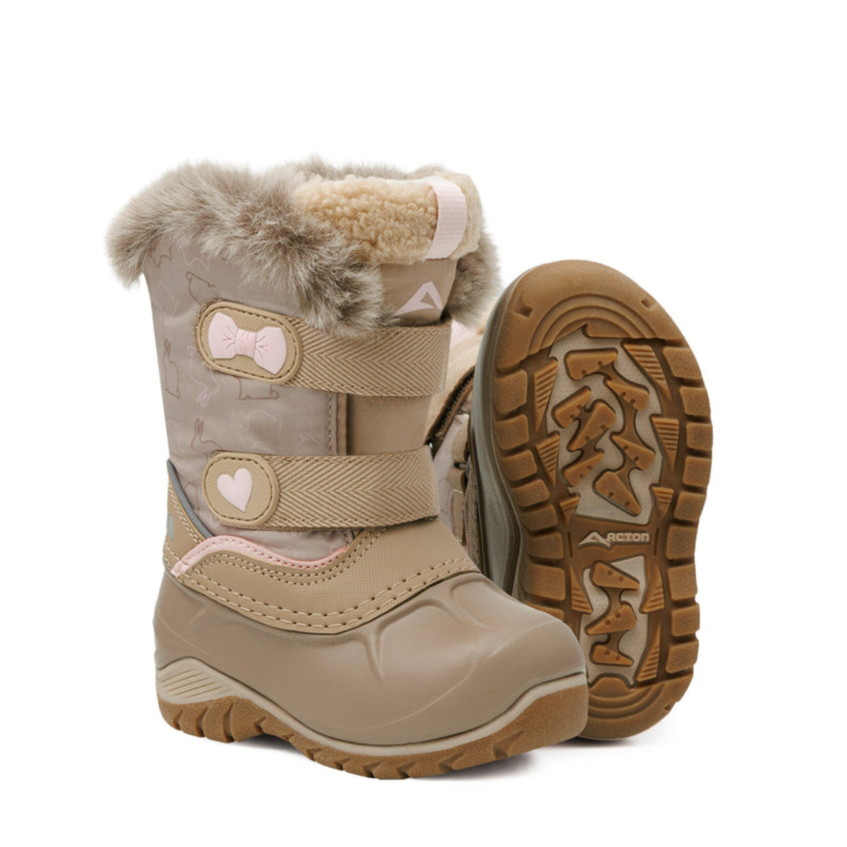 Acton ACTON - Winter Boots 'Frosty' - Taupe