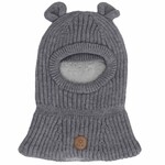 Calikids CALIKIDS - Knit Bear Balaclava - Light Grey