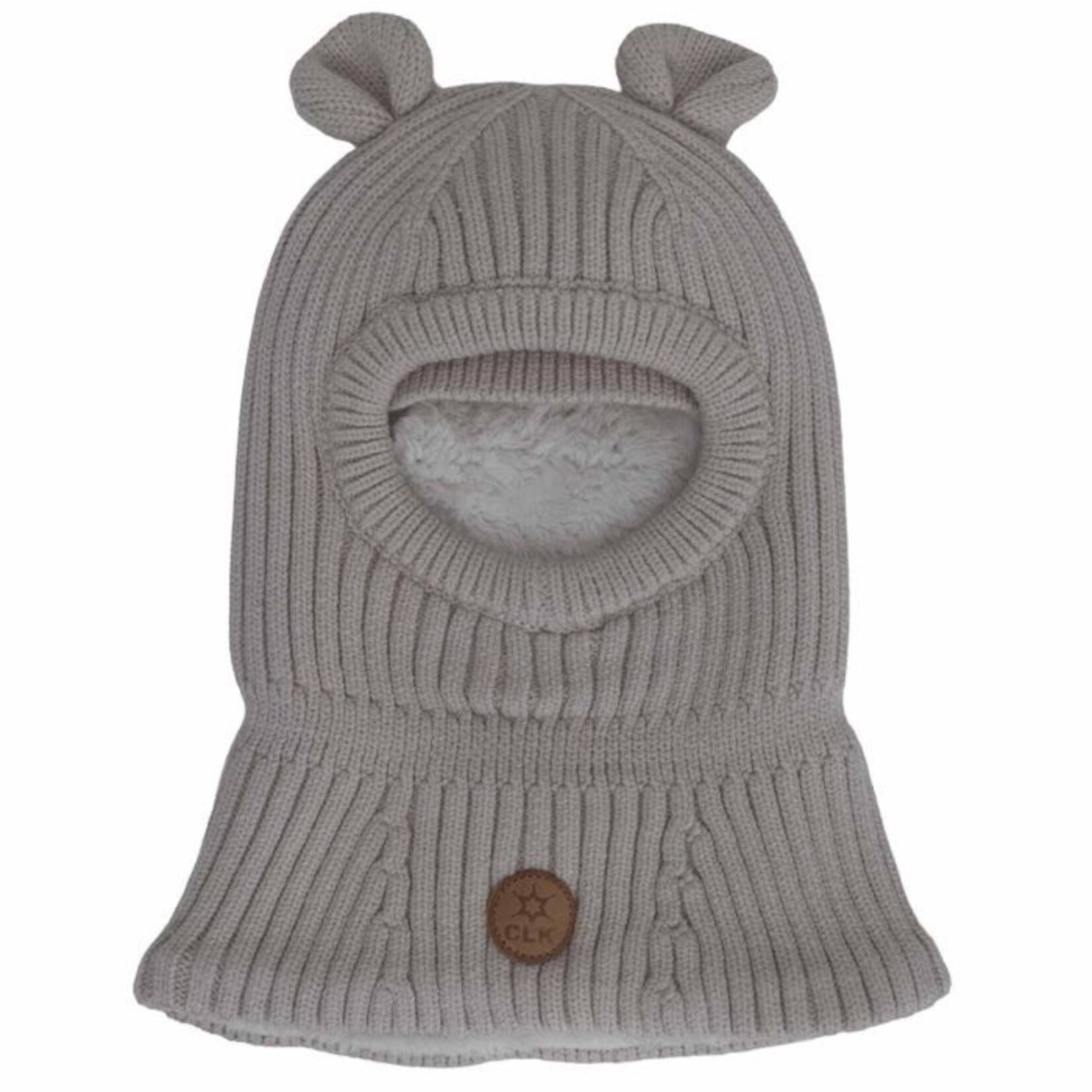 Calikids CALIKIDS - Knit Bear Balaclava - Moon Beam