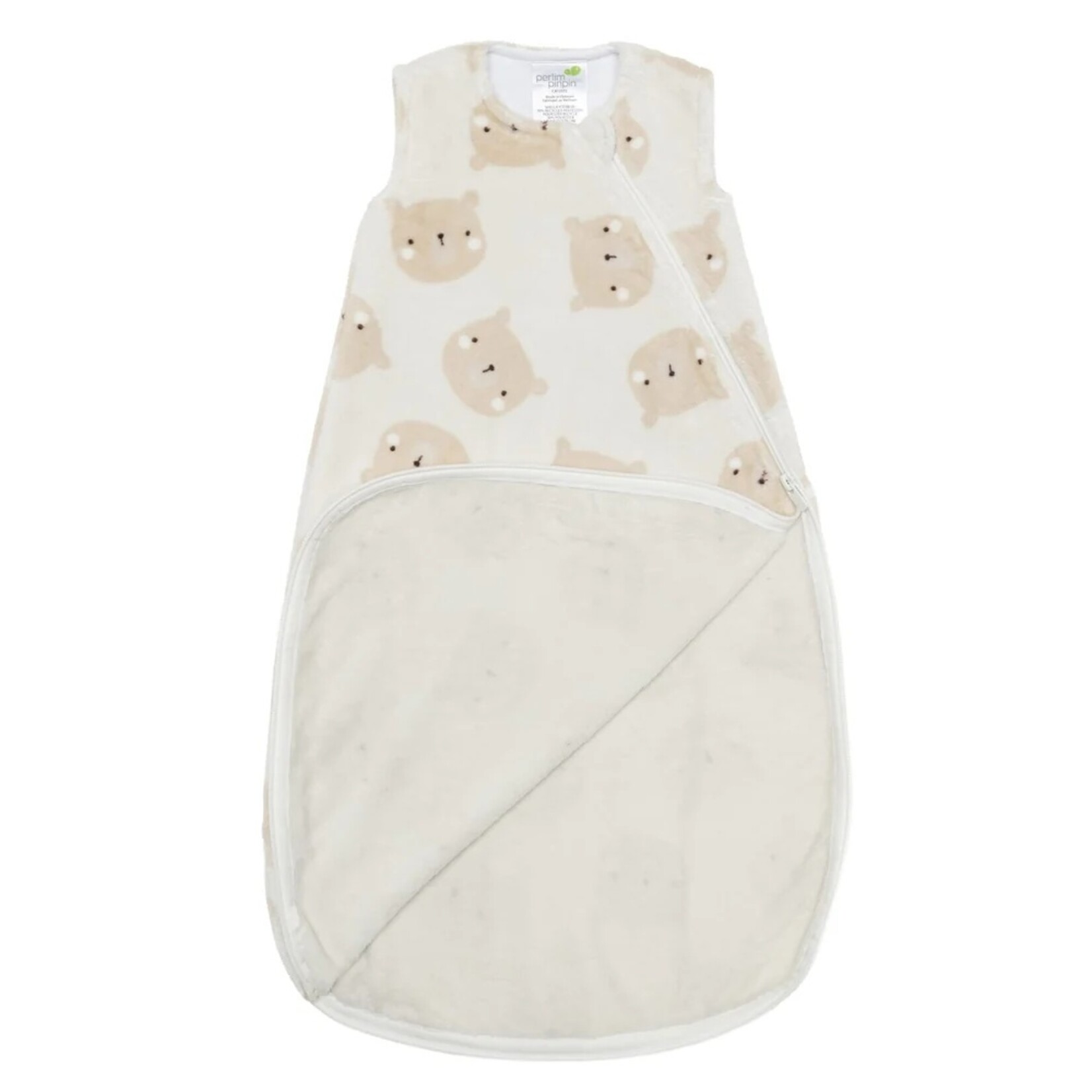 Perlimpinpin PERLIMPINPIN - Sac de nuit/gigoteuse en peluche - Ours (1.5 togs)