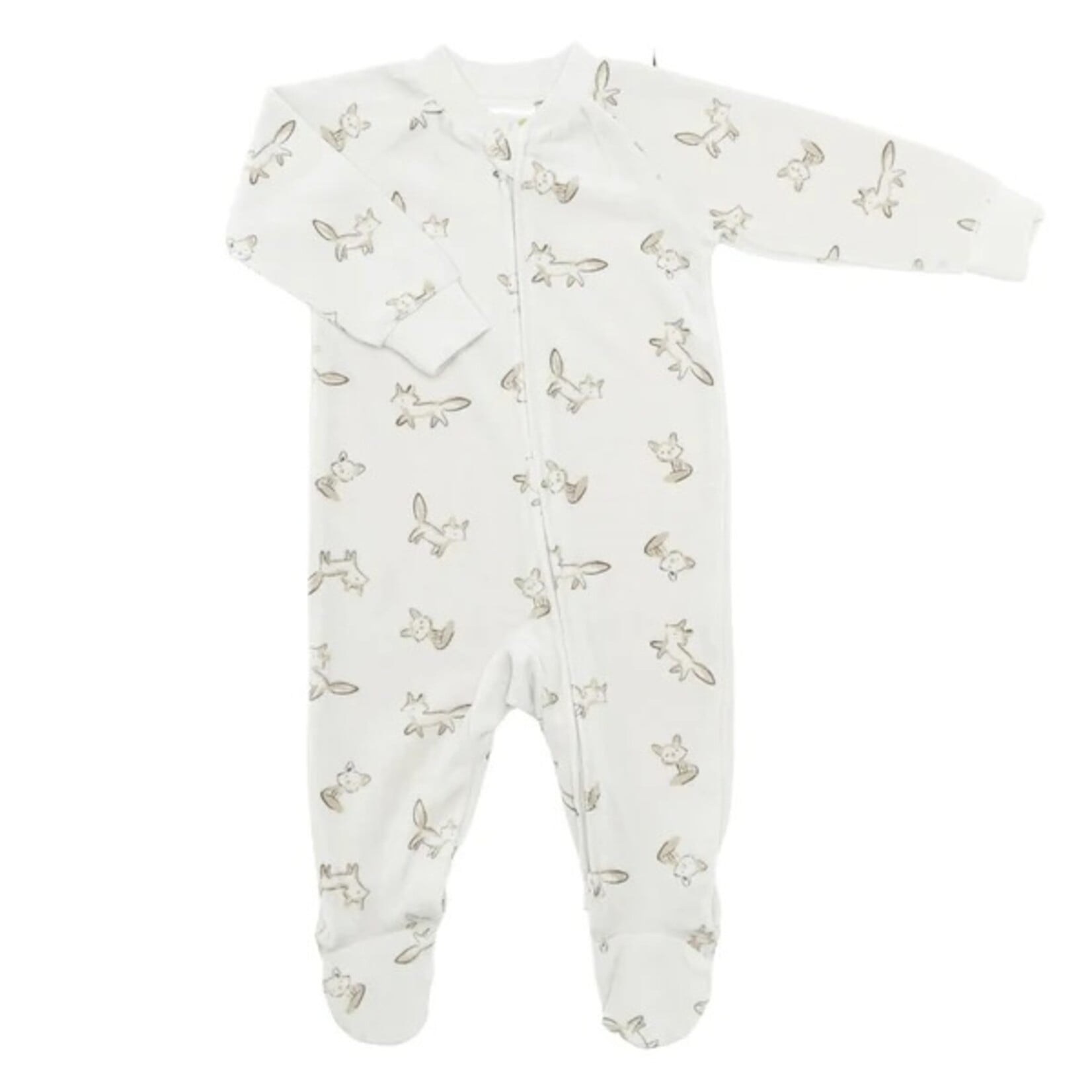 Perlimpinpin PERLIMPINPIN - Velour Baby Pajamas 'Foxes'