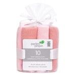 Perlimpinpin PERLIMPINPIN - Ensemble de 10 débarbouillettes/lingettes - Rose et corail