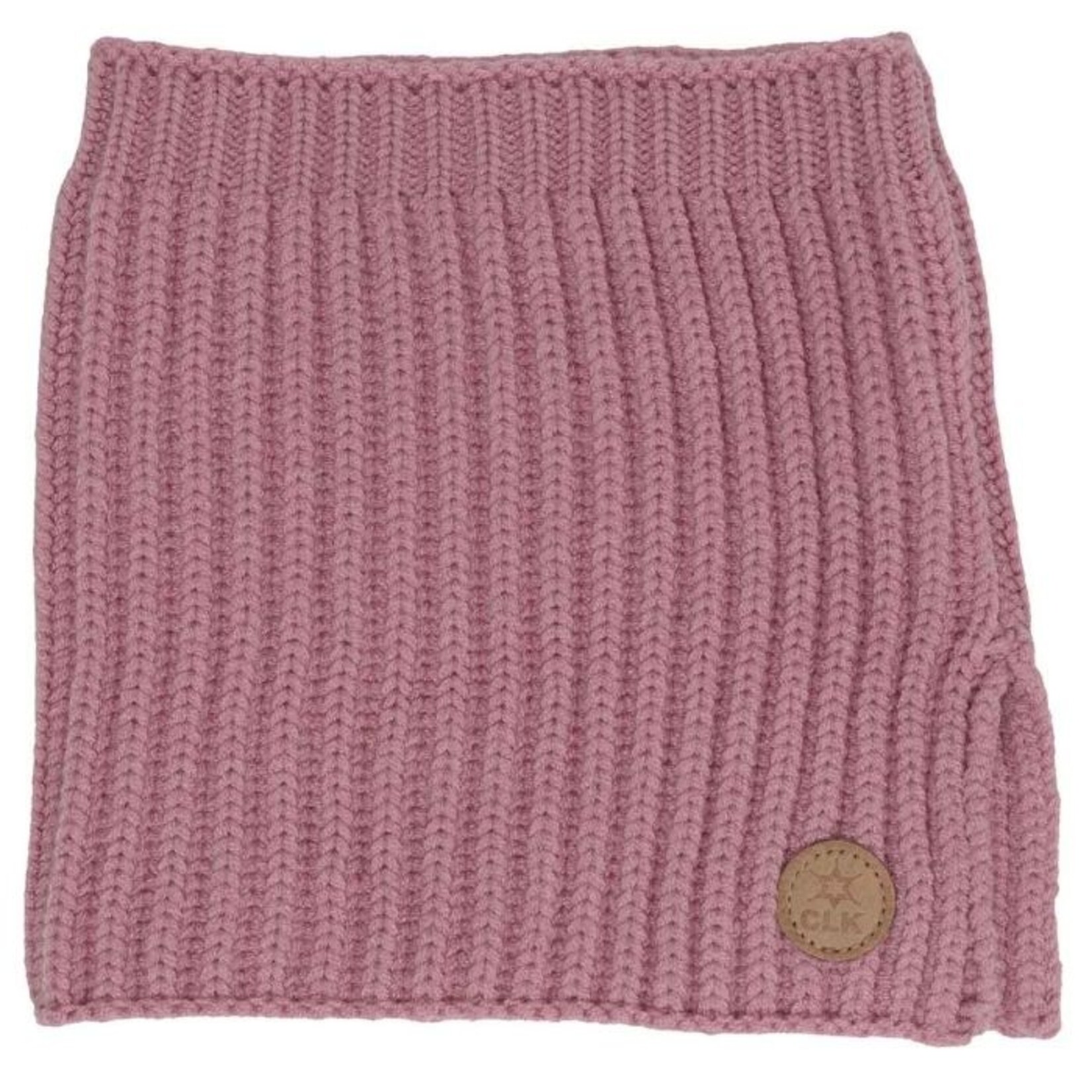 Calikids CALIKIDS - Cache-cou en tricot doux avec fente - Rose cameo