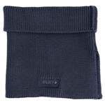 Calikids CALIKIDS - Cache-cou versatile en tricot doux avec fente - Bleu marine