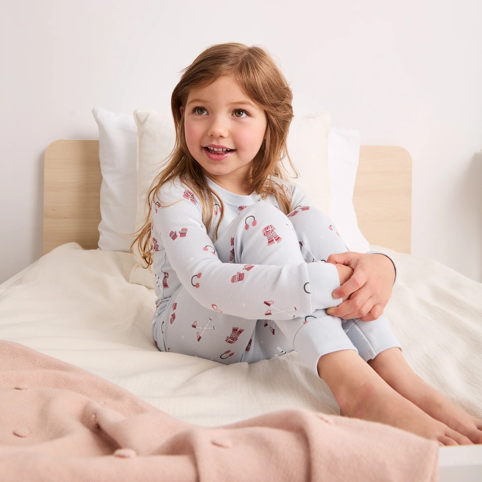 Petit Lem PETIT LEM - Sky blue après-ski print pyjama set (2 pcs.)